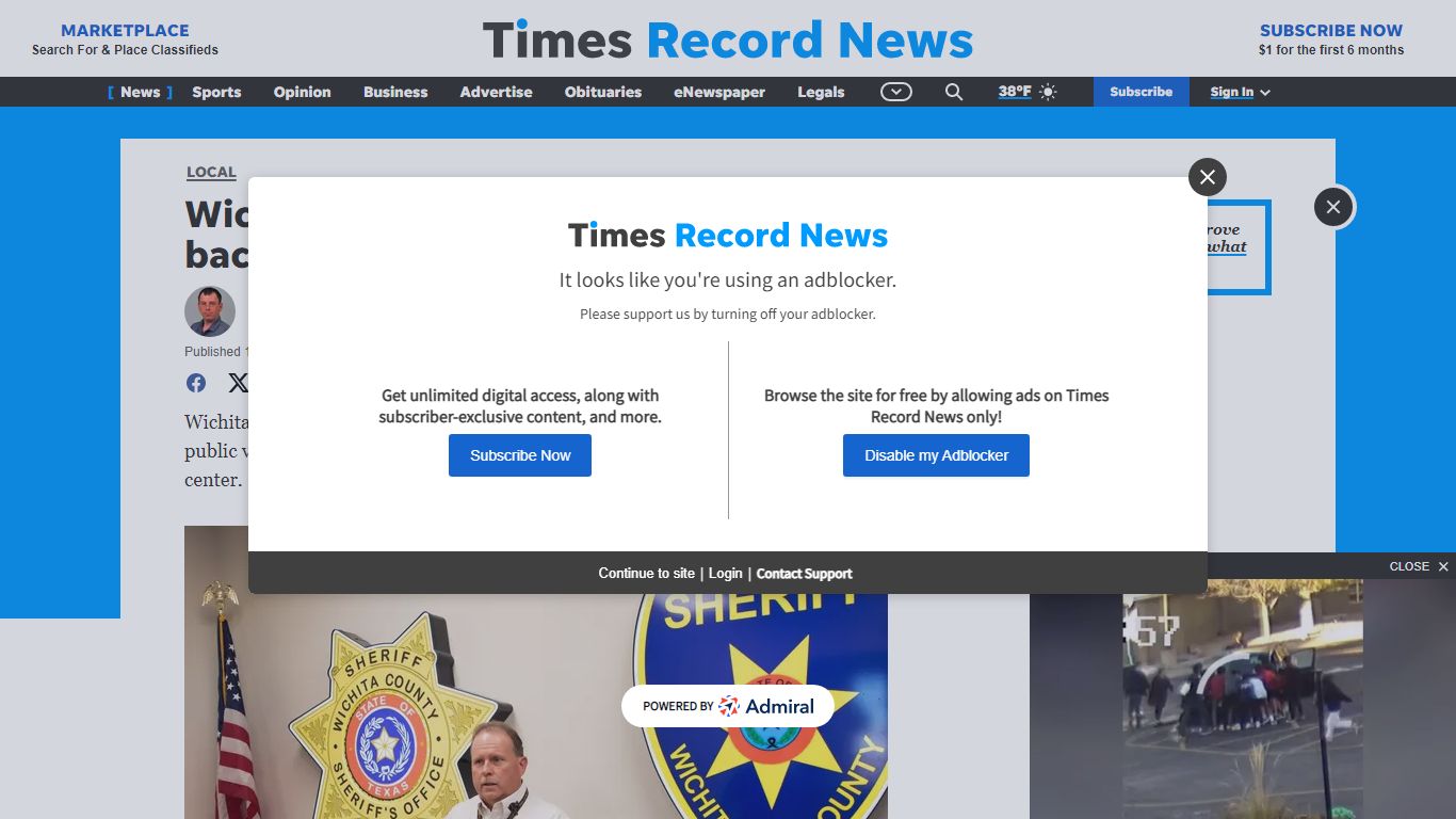 Wichita County inmate mugshots are back online - Times Record News